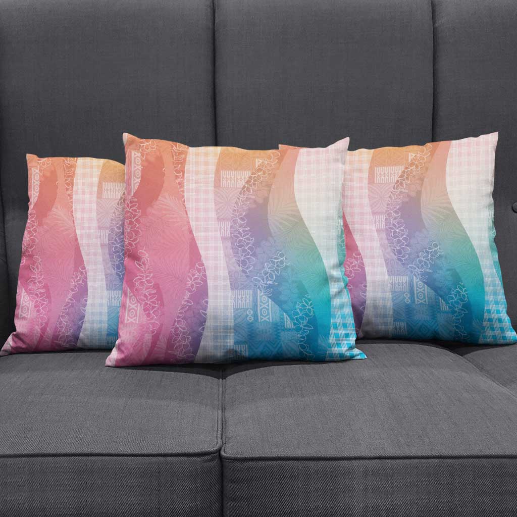 Polynesian Tribal Pattern Patchwork Picturesque Pillow Cover Holographic