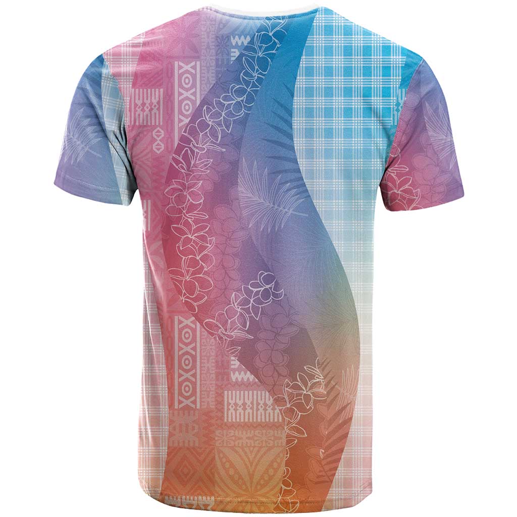 Polynesian Tribal Pattern Patchwork Picturesque T Shirt Holographic