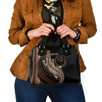 Personalized Solomon Islands Crocodile Shoulder Handbag Hapi Isles - Independence Anniversary