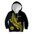 Personalized Solomon Islands Independence Anniversary Kid Hoodie Crocodile Mix Tapa