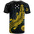 Personalized Solomon Islands Independence Anniversary T Shirt Crocodile Mix Tapa