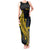 Personalized Solomon Islands Independence Anniversary Tank Maxi Dress Crocodile Mix Tapa