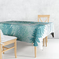 Aotearoa Maori Koru Curves Tablecloth Mossy Paua Shell