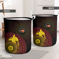 Papua New Guinea Independence Laundry Basket Tapa Circle