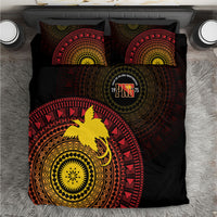 Papua New Guinea Independence Bedding Set Tapa Circle