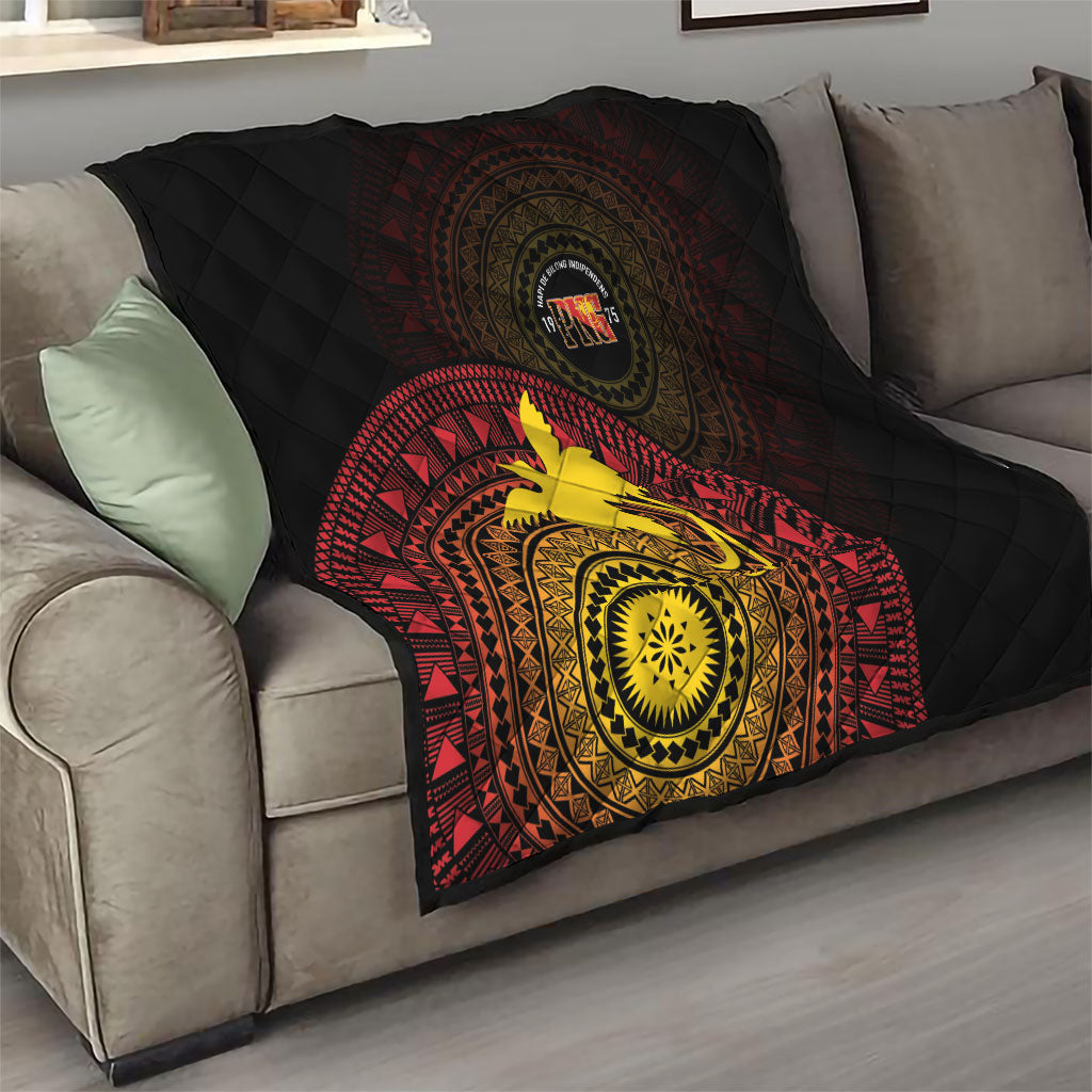 Papua New Guinea Independence Quilt Tapa Circle
