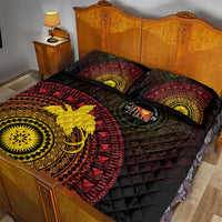 Papua New Guinea Independence Quilt Bed Set Tapa Circle
