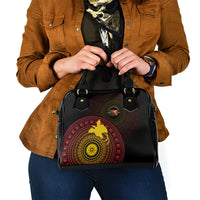 Papua New Guinea Independence Shoulder Handbag Tapa Circle