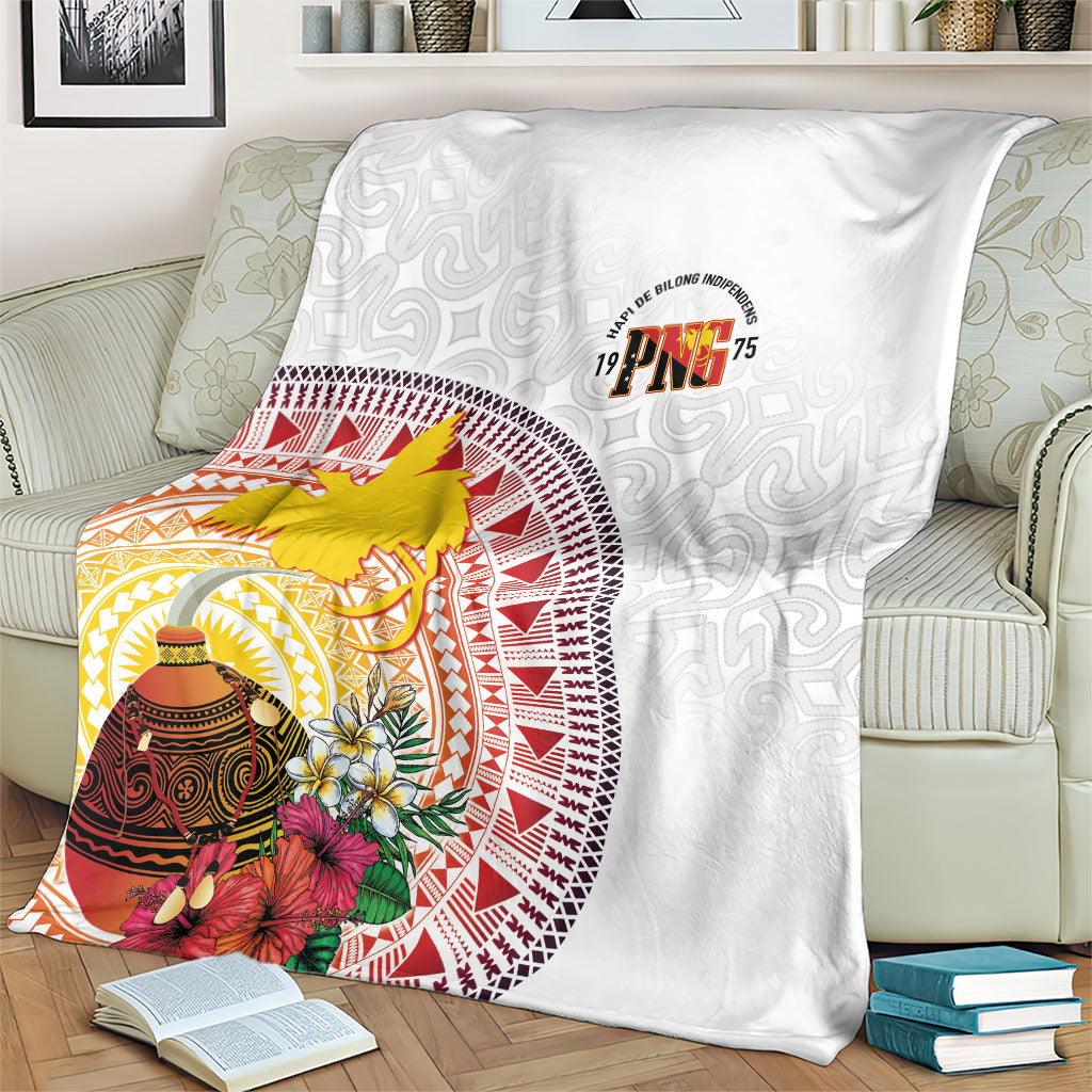 Hapi De Bilong Indipendens Papua New Guinea Blanket PNG Lime Pot