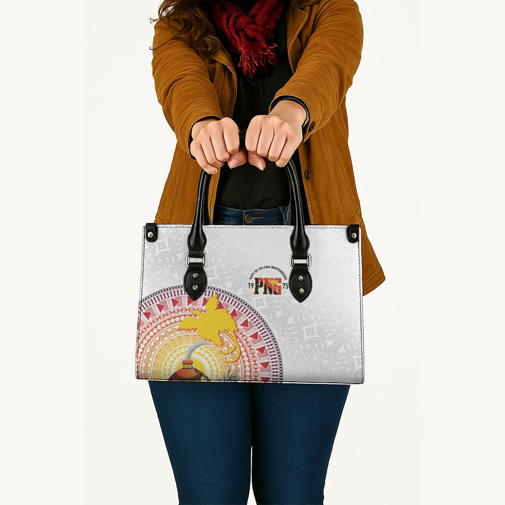 Hapi De Bilong Indipendens Papua New Guinea Leather Bag PNG Lime Pot