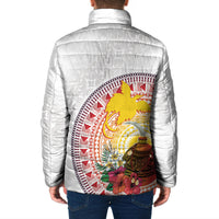 Hapi De Bilong Indipendens Papua New Guinea Padded Jacket PNG Lime Pot