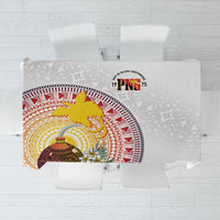 Hapi De Bilong Indipendens Papua New Guinea Tablecloth PNG Lime Pot