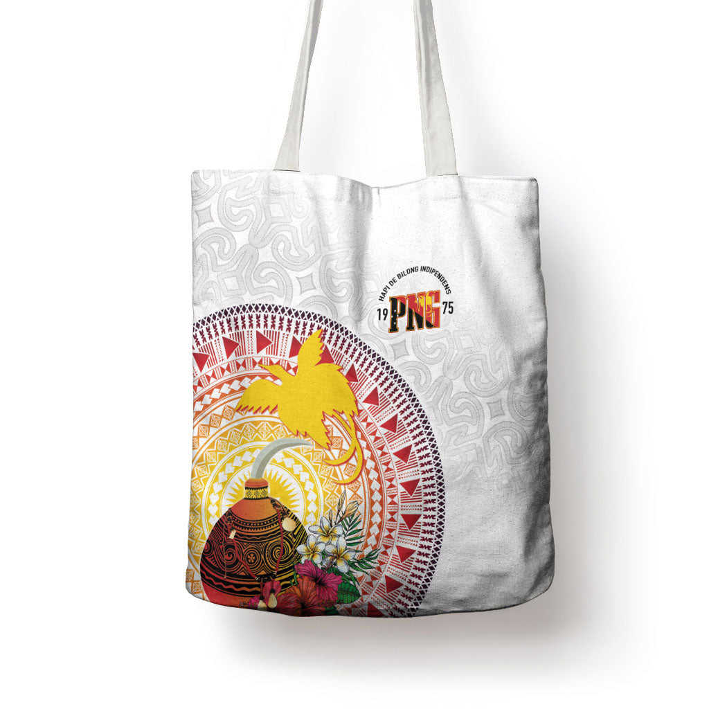 Hapi De Bilong Indipendens Papua New Guinea Tote Bag PNG Lime Pot