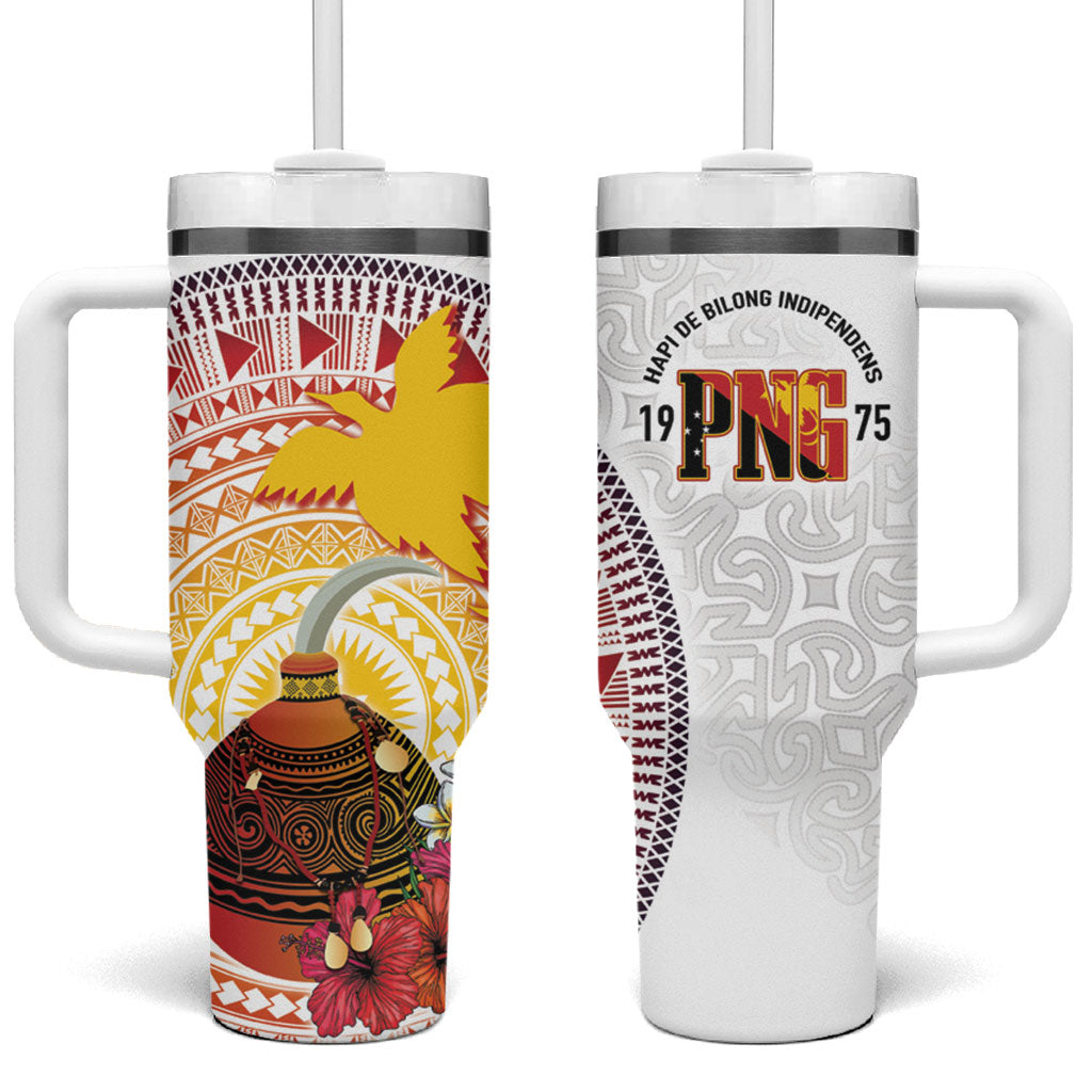 Hapi De Bilong Indipendens Papua New Guinea Tumbler With Handle PNG Lime Pot