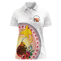Hapi De Bilong Indipendens Papua New Guinea Women Polo Shirt PNG Lime Pot