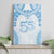 Bula Fiji Day 55th Anniversary Masi Tapa Canvas Wall Art Emerald Jubilee - Turquoise - Polynesian Pride