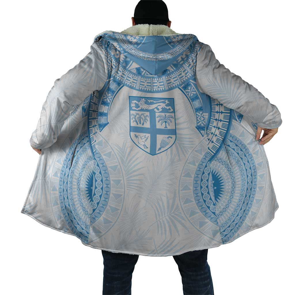 Bula Fiji Day 55th Anniversary Masi Tapa Cloak Emerald Jubilee - Turquoise - Polynesian Pride