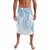 Bula Fiji Day 55th Anniversary Masi Tapa Lavalava Emerald Jubilee - Turquoise - Polynesian Pride