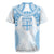 Bula Fiji Day 55th Anniversary Masi Tapa Rugby Jersey Emerald Jubilee - Turquoise - Polynesian Pride