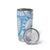 Bula Fiji Day 55th Anniversary Masi Tapa Tumbler Cup Emerald Jubilee - Turquoise - Polynesian Pride