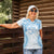 Bula Fiji Day 55th Anniversary Masi Tapa Women Polo Shirt Emerald Jubilee - Turquoise - Polynesian Pride