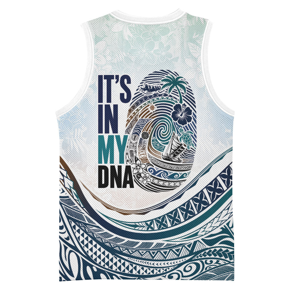Pasifika It's In My DNA Basketball Jersey Islands Pride LT7 - Polynesian Pride