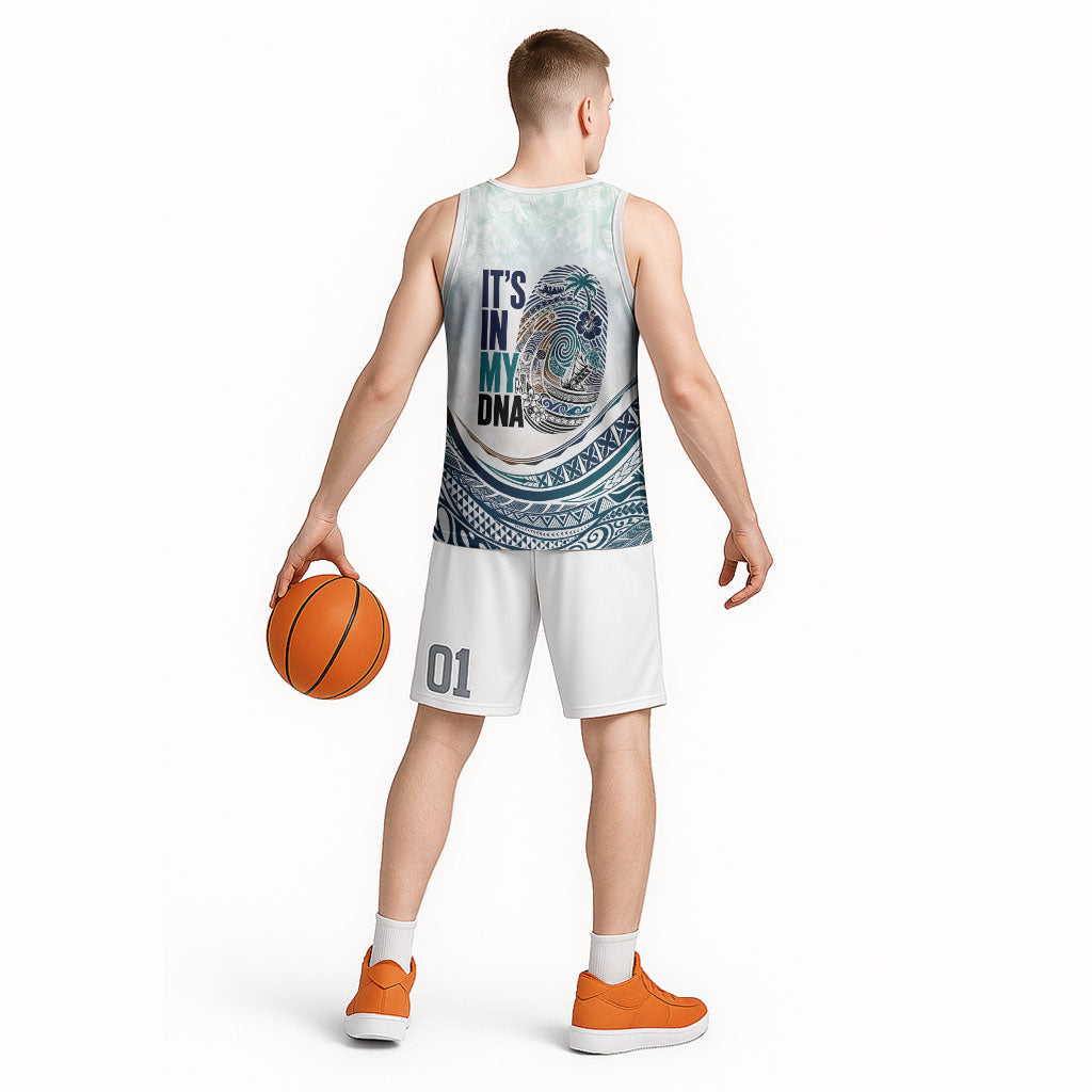 Pasifika It's In My DNA Basketball Jersey Islands Pride LT7 - Polynesian Pride