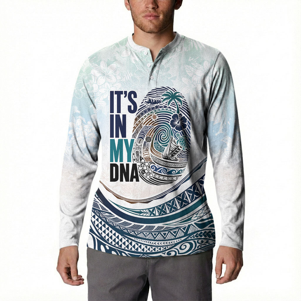 Pasifika It's In My DNA Button Sweatshirt Islands Pride LT7 - Polynesian Pride