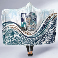 Pasifika It's In My DNA Hooded Blanket Islands Pride LT7 One Size White - Polynesian Pride