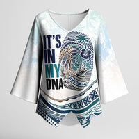 Pasifika It's In My DNA Kimono Sleeve Blouse Islands Pride LT7 Female White - Polynesian Pride