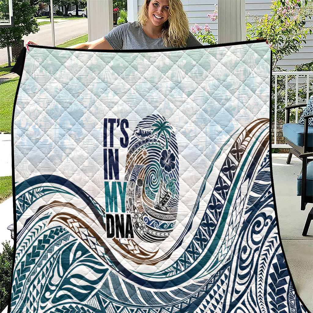 Pasifika It's In My DNA Quilt Islands Pride LT7 White - Polynesian Pride