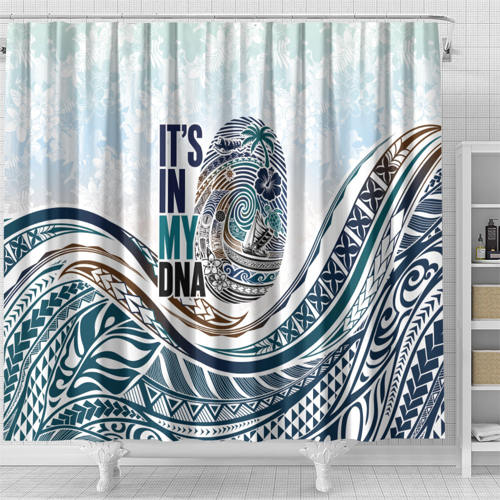 Pasifika It's In My DNA Shower Curtain Islands Pride LT7 - Polynesian Pride