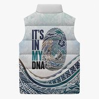 Pasifika It's In My DNA Sleeveless Puffer Jacket Islands Pride LT7 - Polynesian Pride