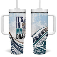 Pasifika It's In My DNA Tumbler With Handle Islands Pride LT7 One Size: 40 oz White - Polynesian Pride