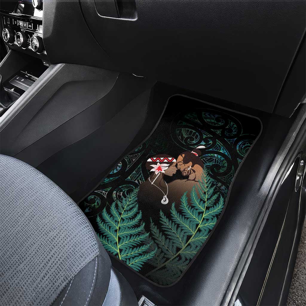 Maori Hongi Valentine Car Mats Aroha Ahau Ki A Koe LT7 - Polynesian Pride