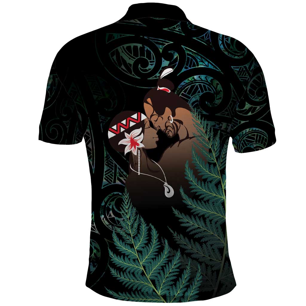 Maori Hongi Valentine Polo Shirt Aroha Ahau Ki A Koe LT7 - Polynesian Pride