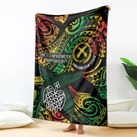 Vanuatu Indipendens Dei Blanket Mix Traditional Sand Drawing