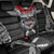 Personalized Talofa Samoa Back Car Seat Cover Ulafala With Toa Nifo'oti - Black