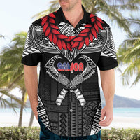 Personalized Talofa Samoa Hawaiian Shirt Ulafala With Toa Nifo'oti - Black LT7 - Polynesian Pride