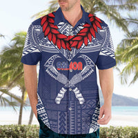 Personalized Talofa Samoa Hawaiian Shirt Ulafala With Toa Nifo'oti - Blue LT7 - Polynesian Pride