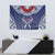 Personalized Talofa Samoa Tapestry Ulafala With Toa Nifo'oti - Blue