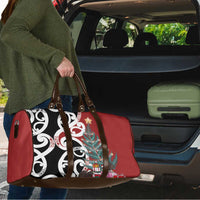 New Zealand Silver Fern Christmas Tree Travel Bag Meri Kirihimete LT7 - Polynesian Pride