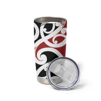 New Zealand Silver Fern Christmas Tree Tumbler Cup Meri Kirihimete LT7 - Polynesian Pride