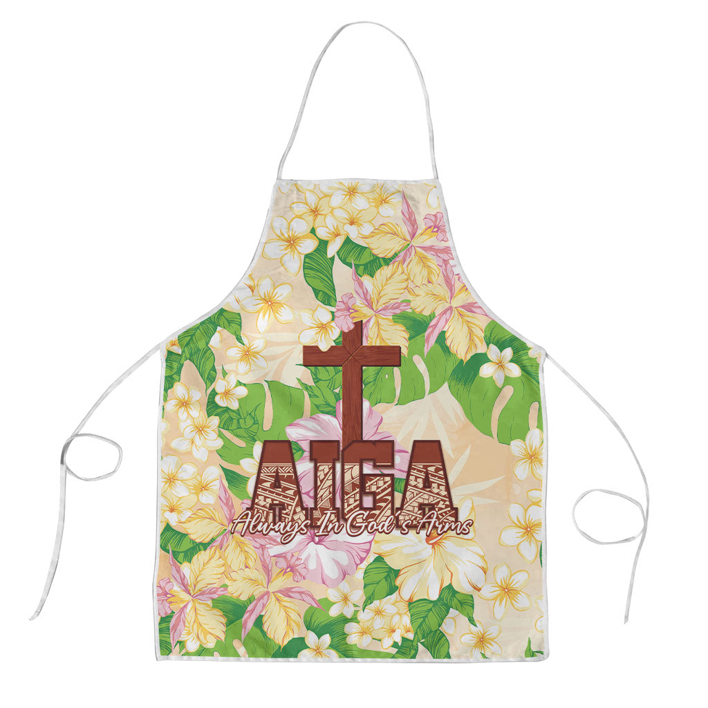 Samoa AIGA Floral Theme Apron Always In God's Arms