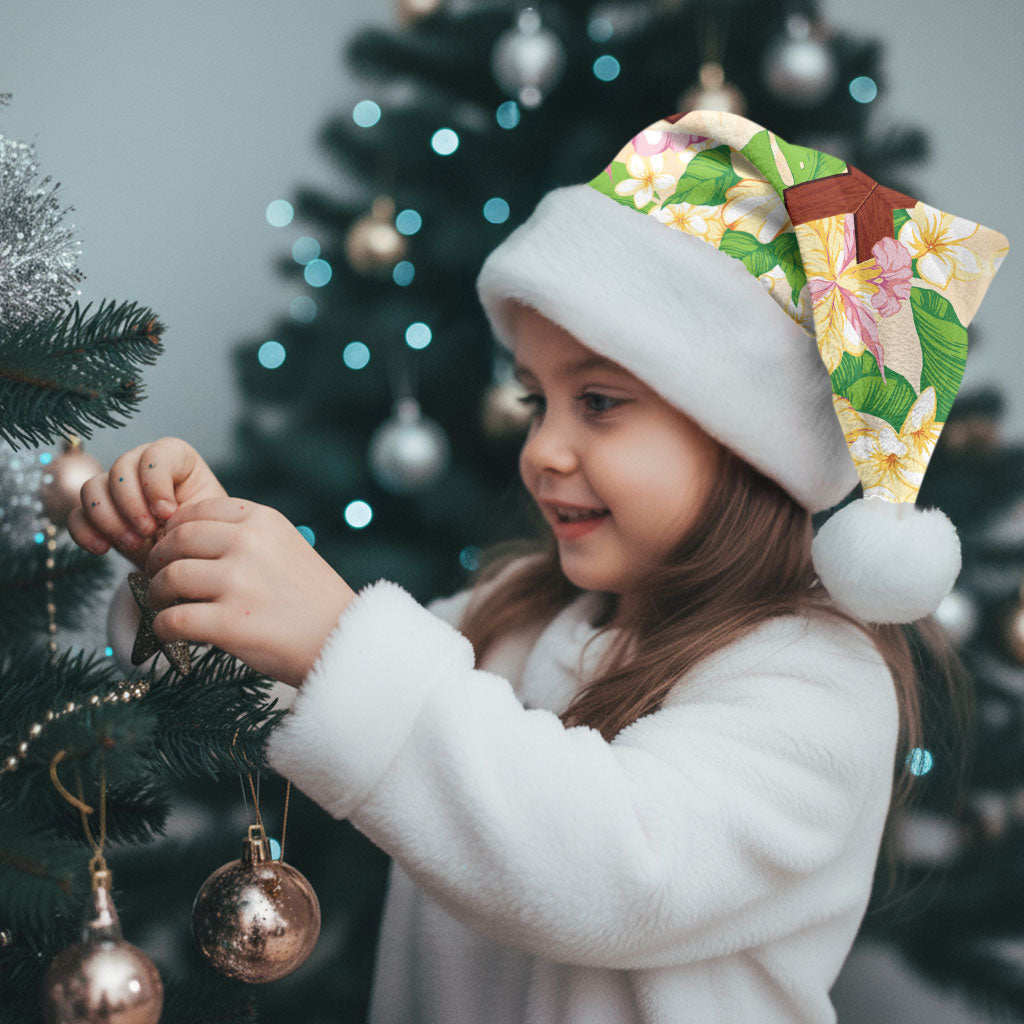 Samoa AIGA Floral Theme Christmas Santa Hat Always In God's Arms