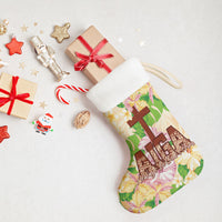 Samoa AIGA Floral Theme Christmas Stocking Always In God's Arms