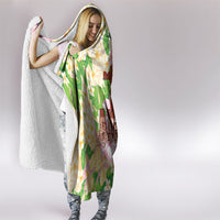 Samoa AIGA Floral Theme Hooded Blanket Always In God's Arms