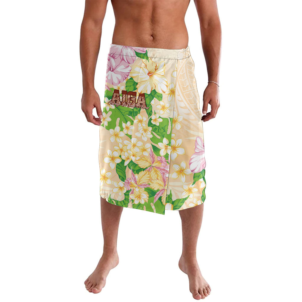 Samoa AIGA Floral Theme Lavalava Always In God's Arms