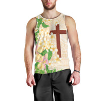 Samoa AIGA Floral Theme Men Tank Top Always In God's Arms
