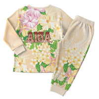 Samoa AIGA Floral Theme Christmas Pajama Set Always In God's Arms